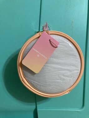 Stoney Clover Lane x Target collab Peach Circular Pouch BNWT